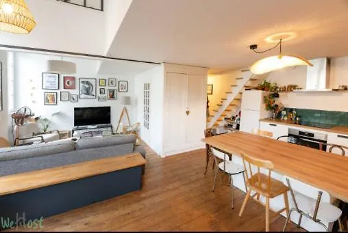Magnifique Duplex Bordelais - Centre Historique Appartement *